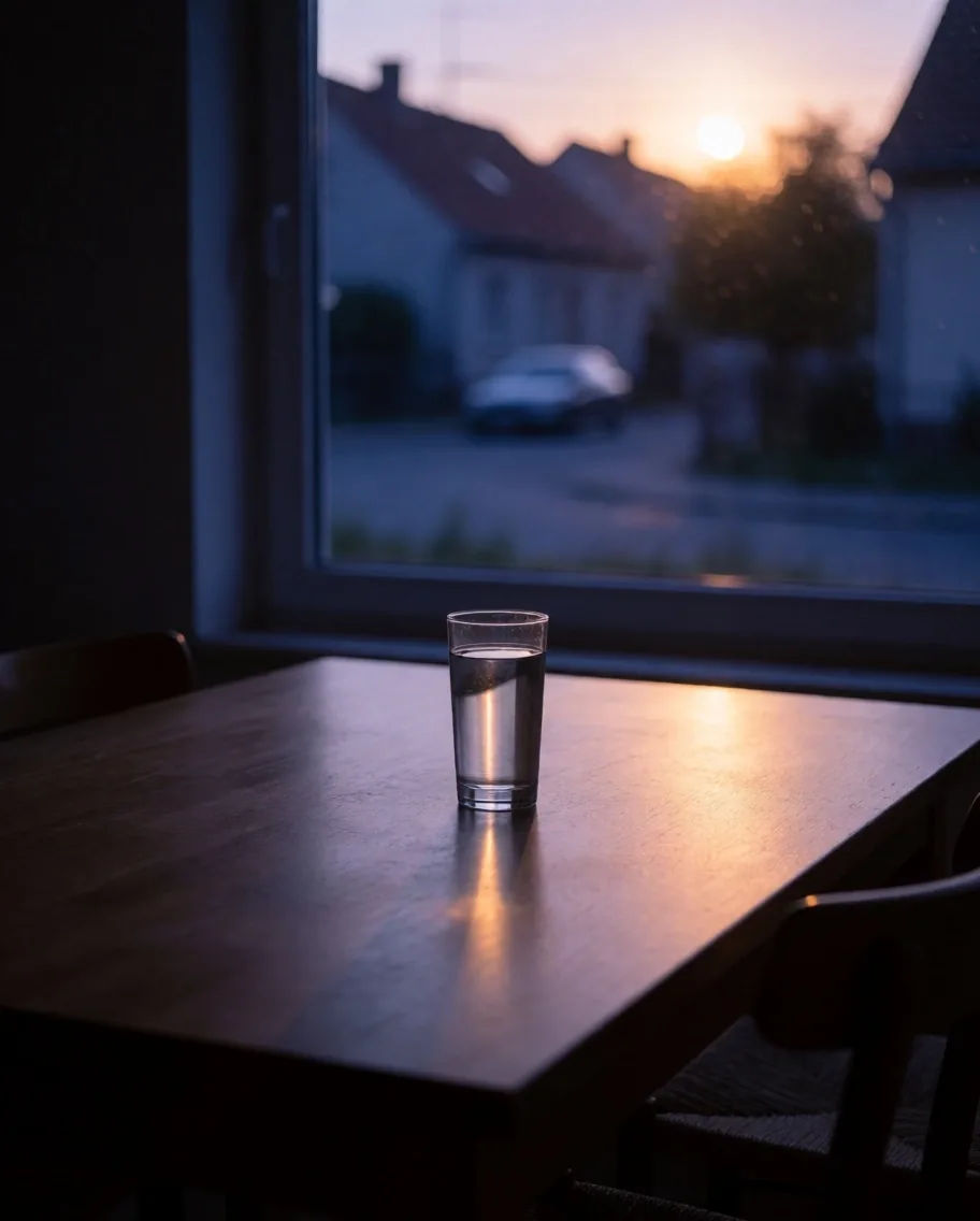 Esti iroda lemenő napfénnyel